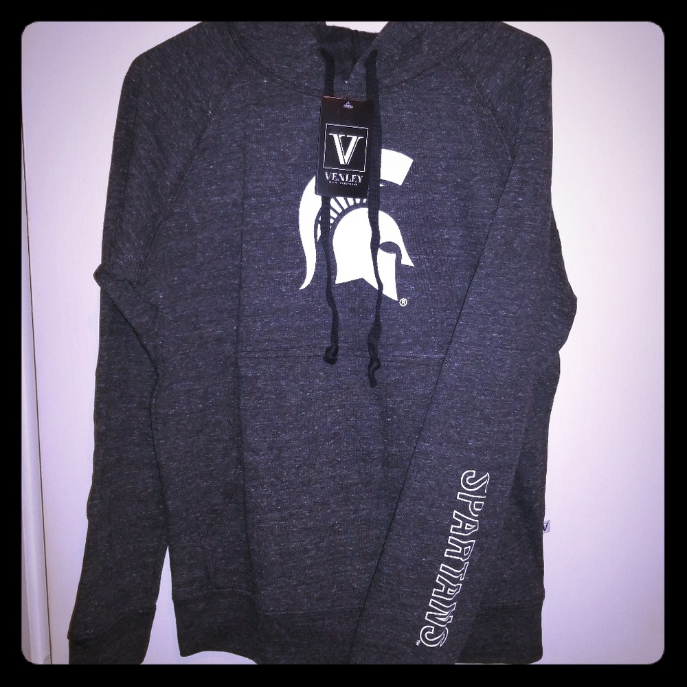 BNWT in package charcole gray MSU hoodie